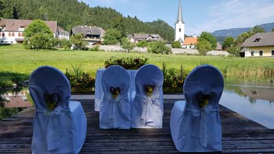 Marstadl Schlossteich Hochzeitslocation Himmelberg